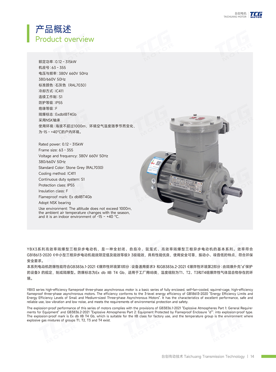 BT4防爆電機B3